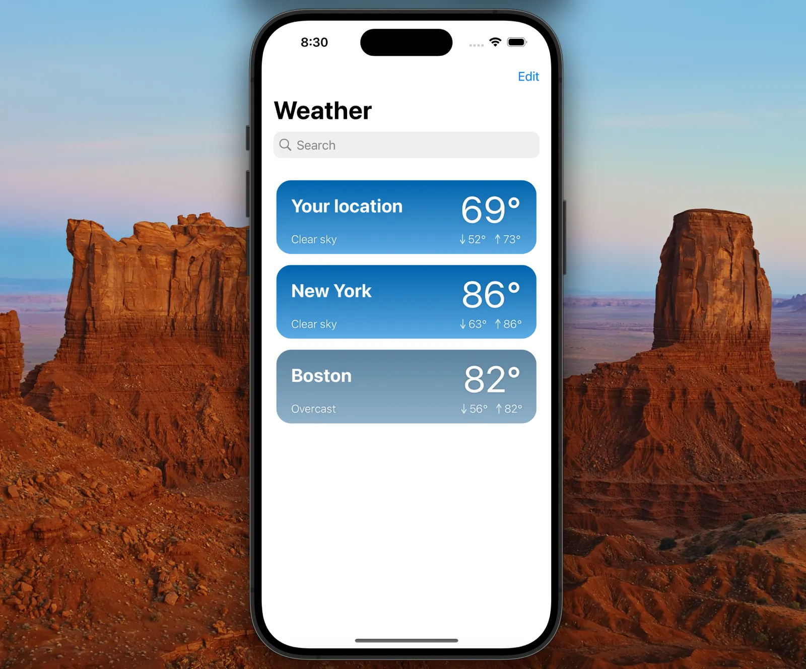 Open Meteo Application