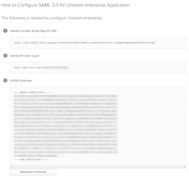 Okta: Setup Instructions