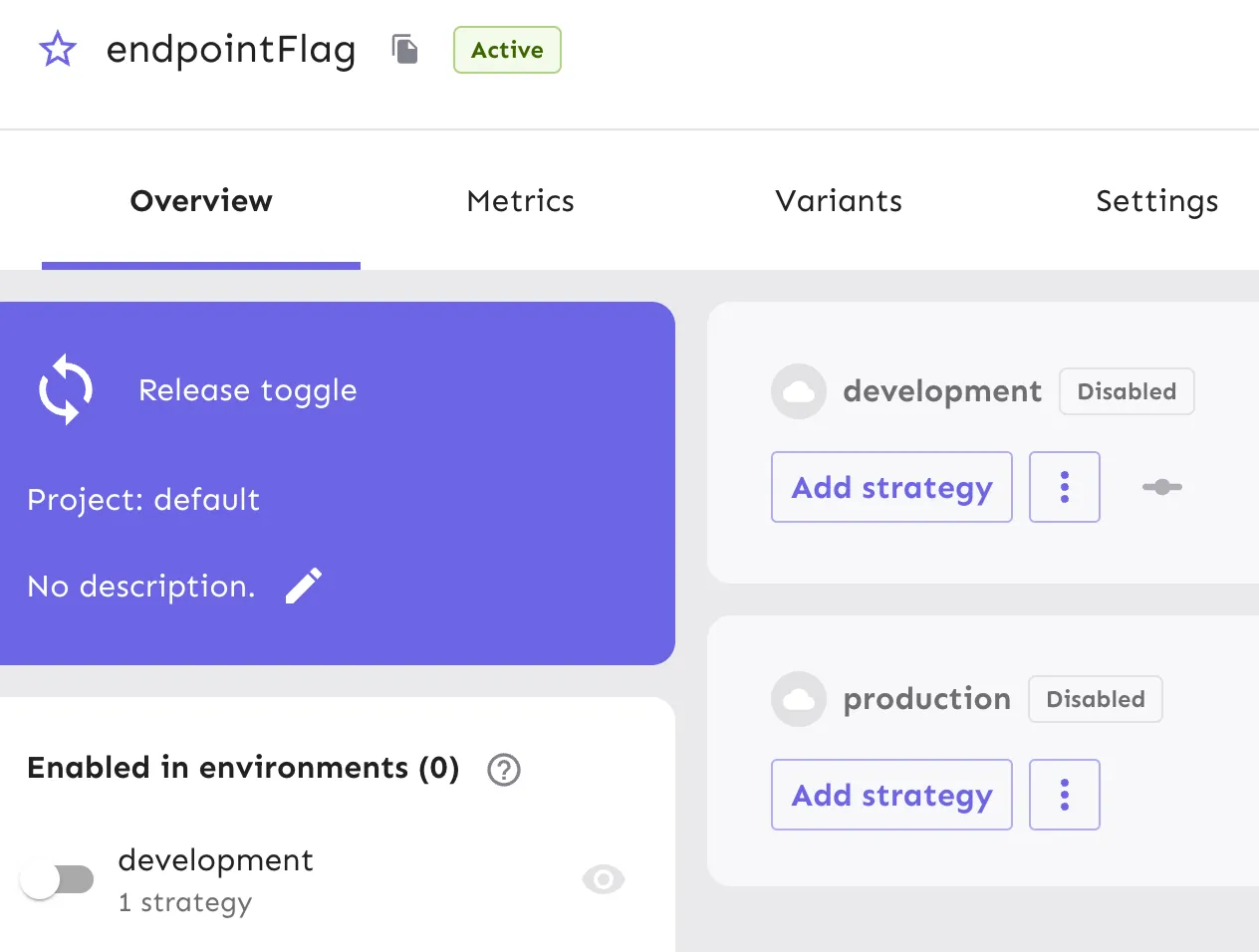 Turn off the flag in the development environment.